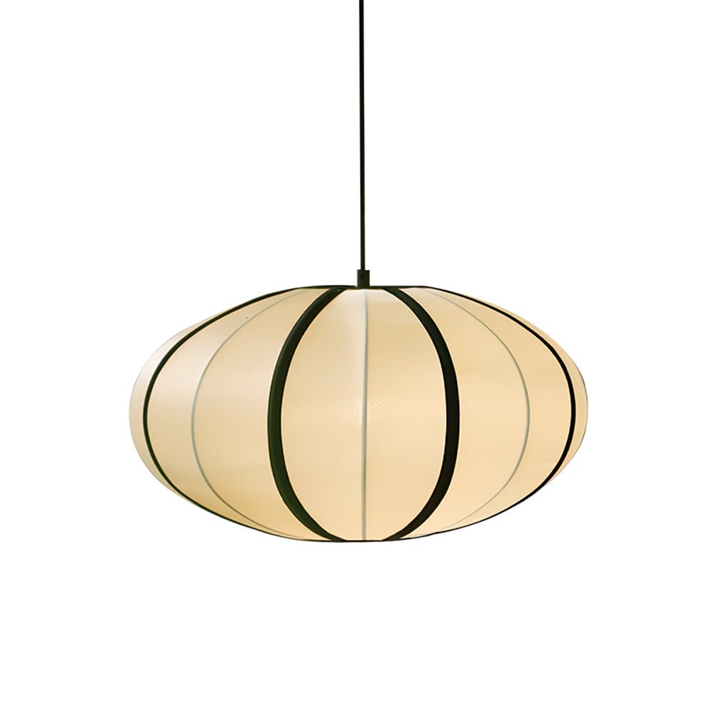 Inez Fabric Futuristic Pendant Lamp-Neutral Decor