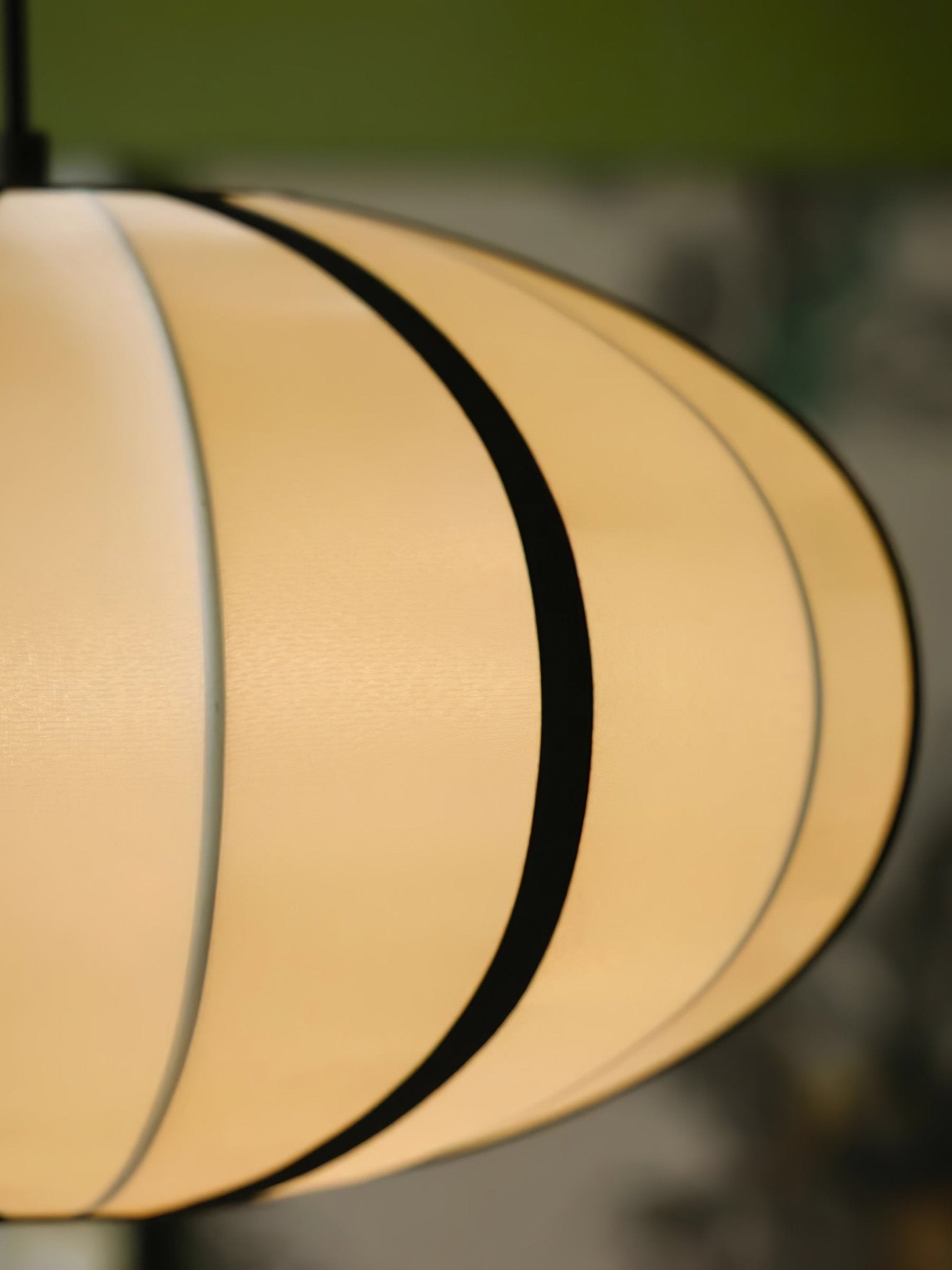 Inez Fabric Futuristic Pendant Lamp-Neutral Decor