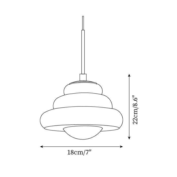 Vortex Retro Pendant Light