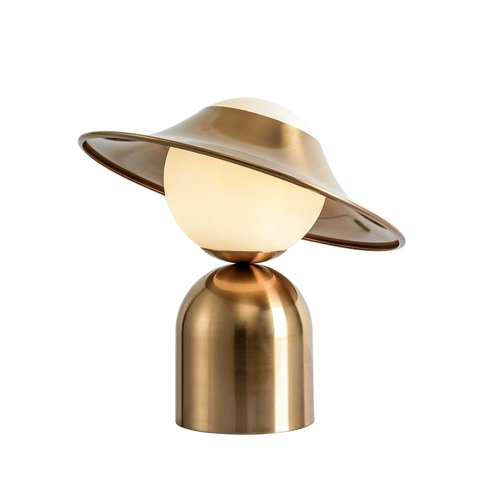 Italon Luxe Brass Desk Lamp-Neutral Decor