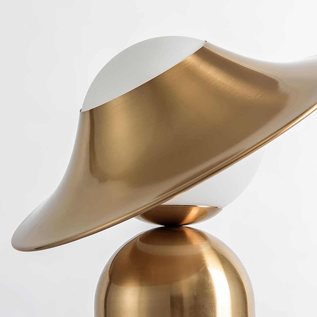 Italon Luxe Brass Desk Lamp-Neutral Decor