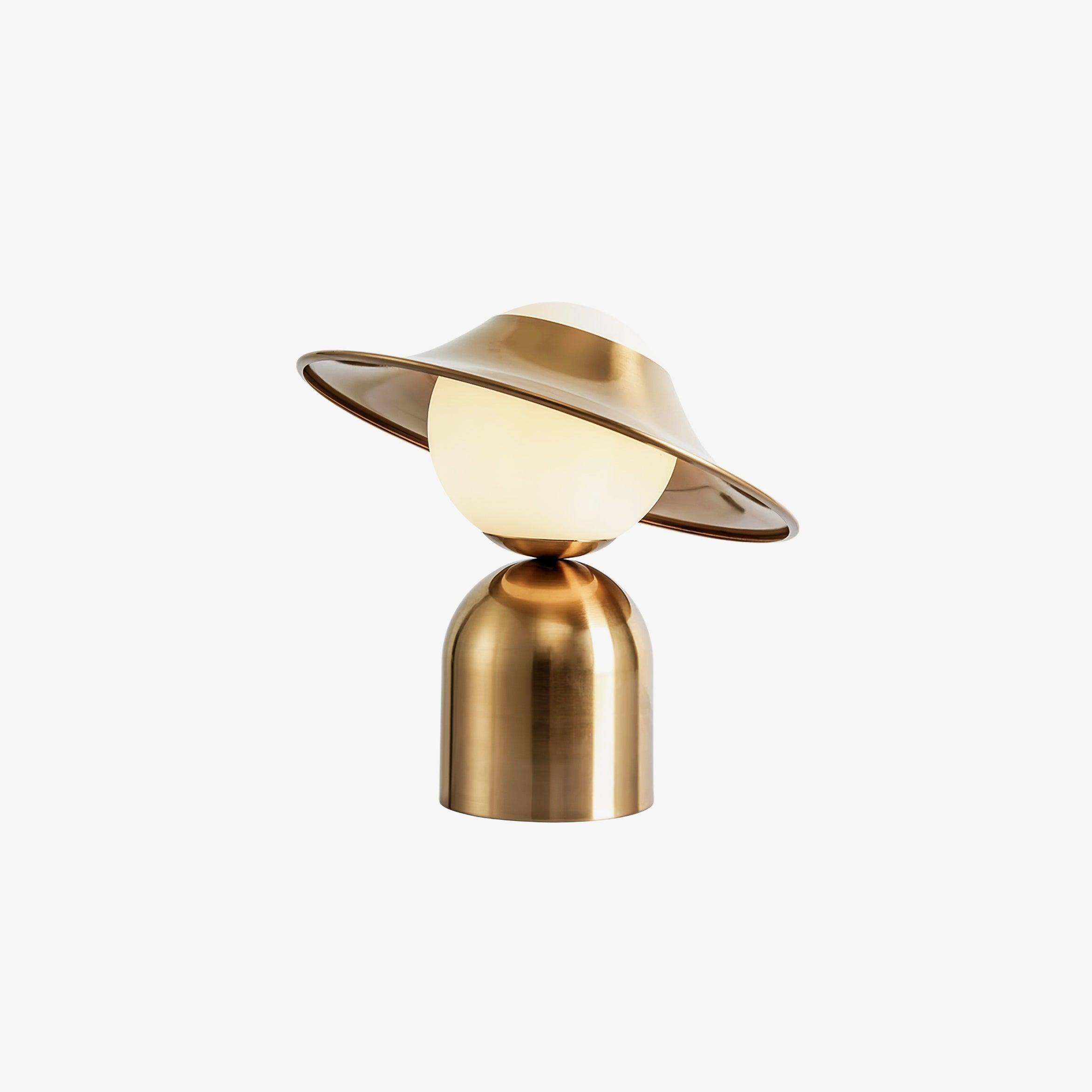 Italon Luxe Brass Desk Lamp-Neutral Decor