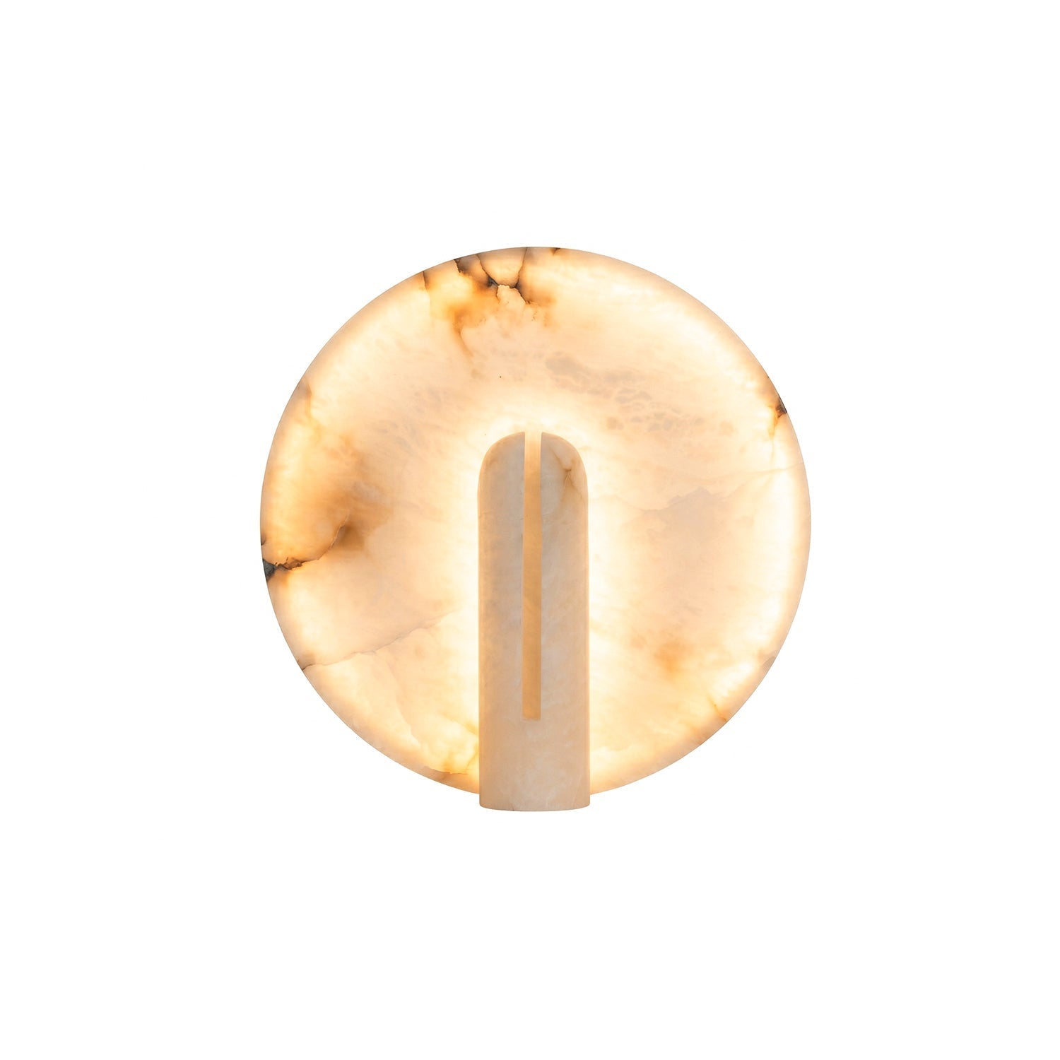 Bonnie Alabaster Table Lamp on a plain background.