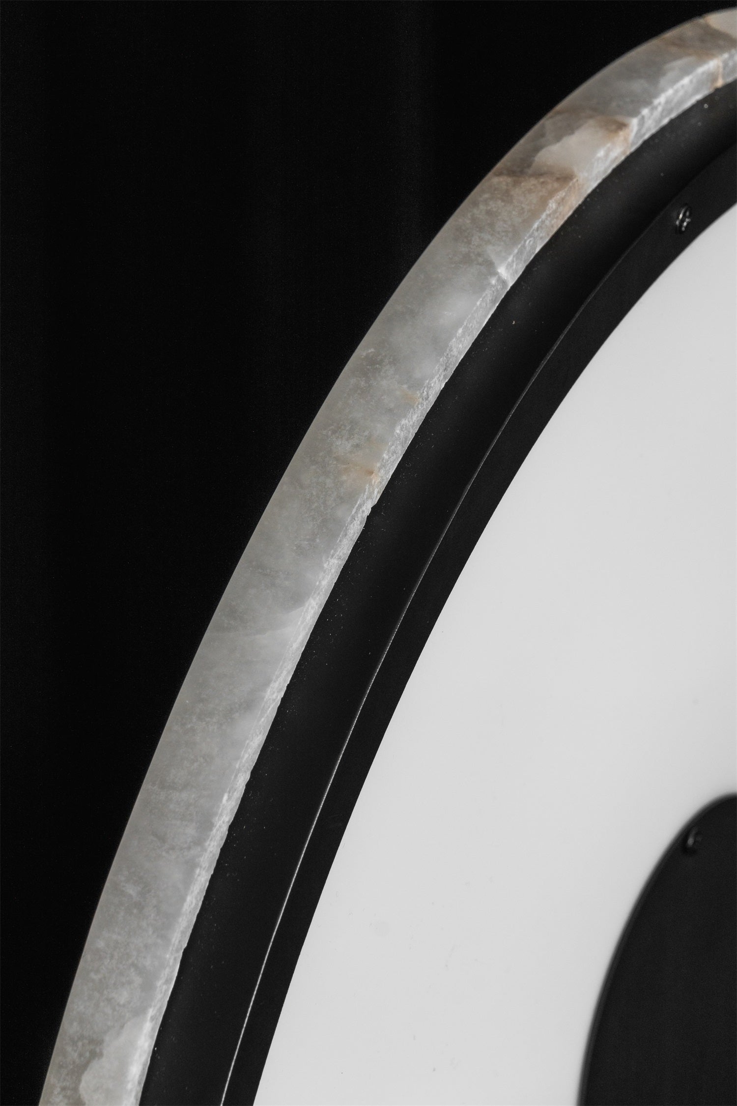 Dimensional drawing of the Bonnie Alabaster Table Lamp.