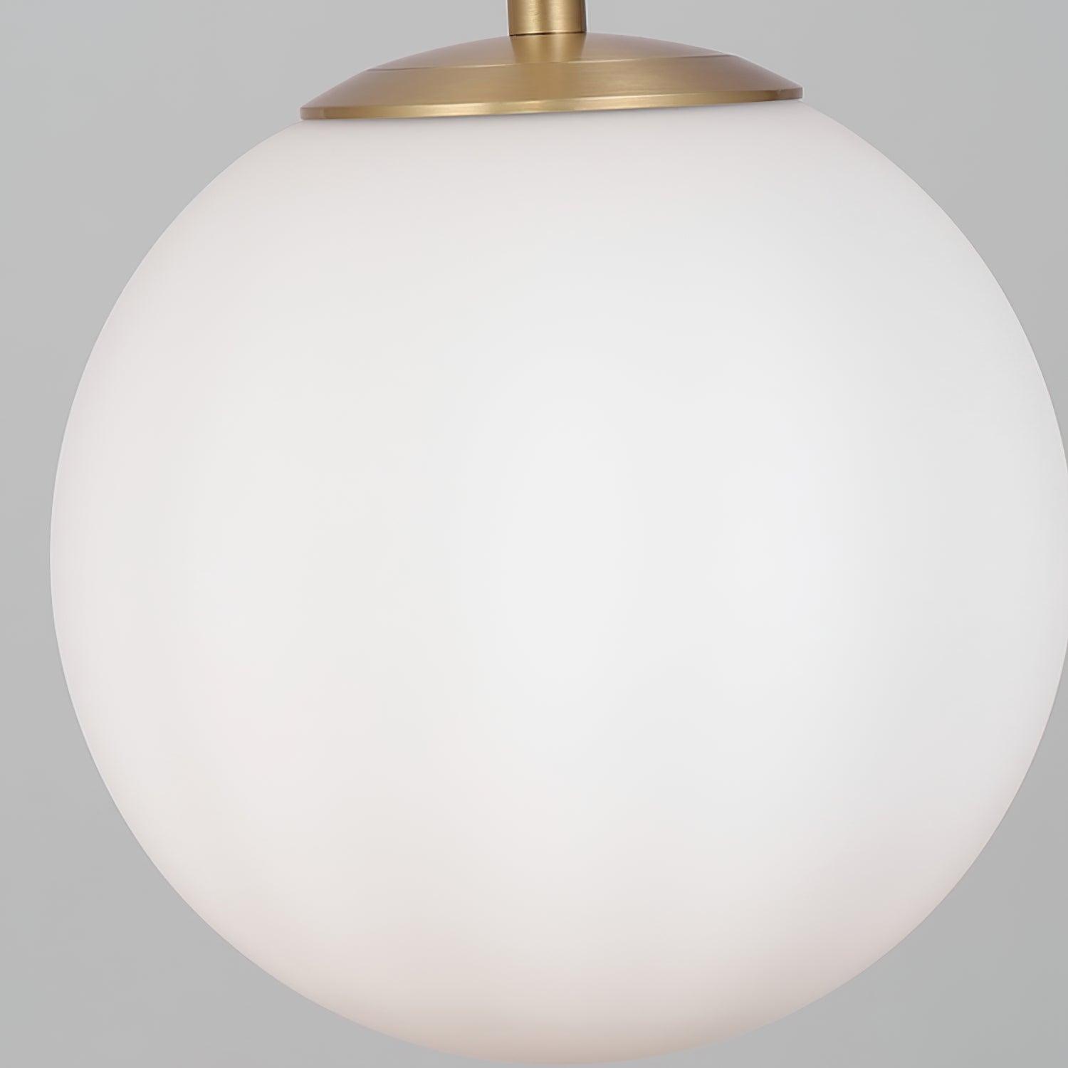 Fird Brass & Glass Classic Pendant Light-Neutral Decor