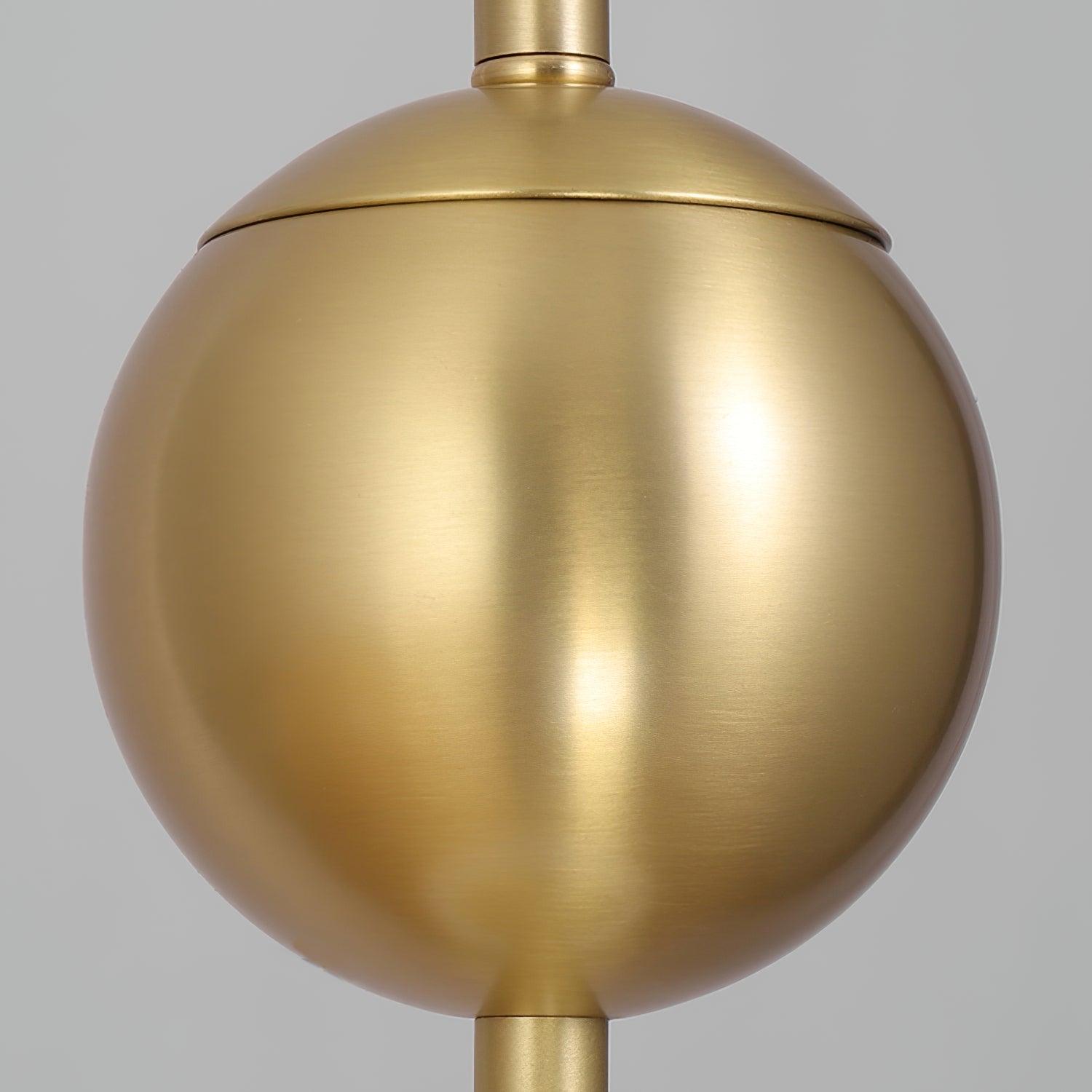 Fird Brass & Glass Classic Pendant Light-Neutral Decor