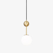 Fird Brass & Glass Classic Pendant Light-Neutral Decor