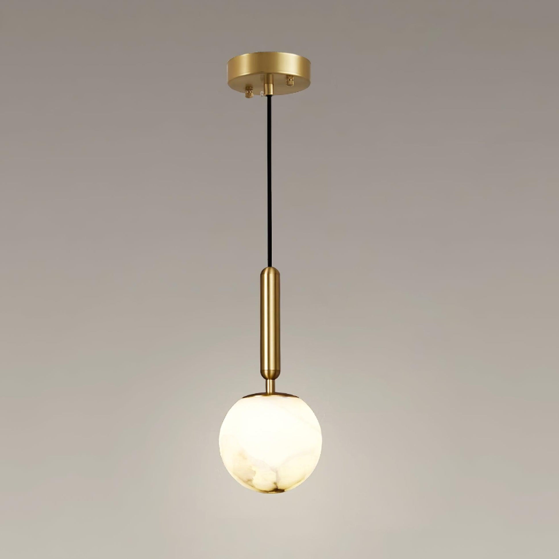 Tomino Alabaster Pendant Light-Neutral Decor