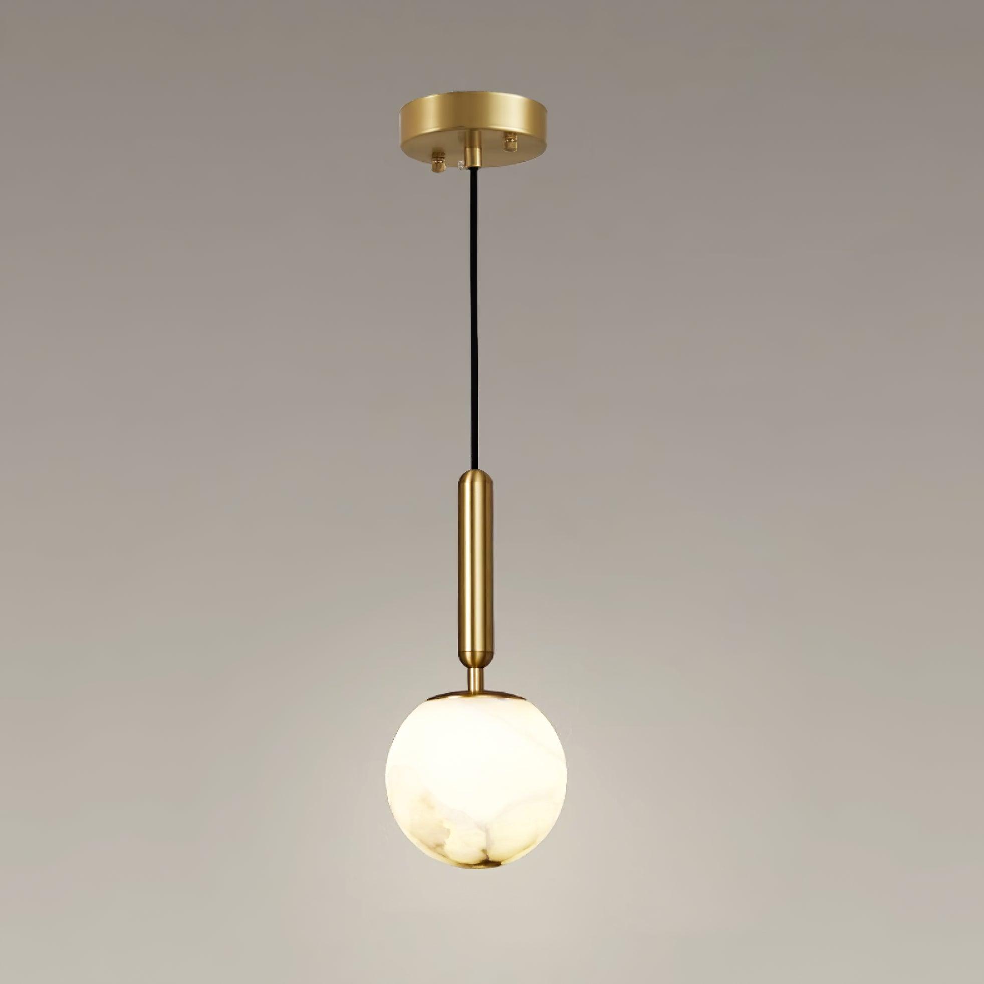 Tomino Alabaster Pendant Light-Neutral Decor