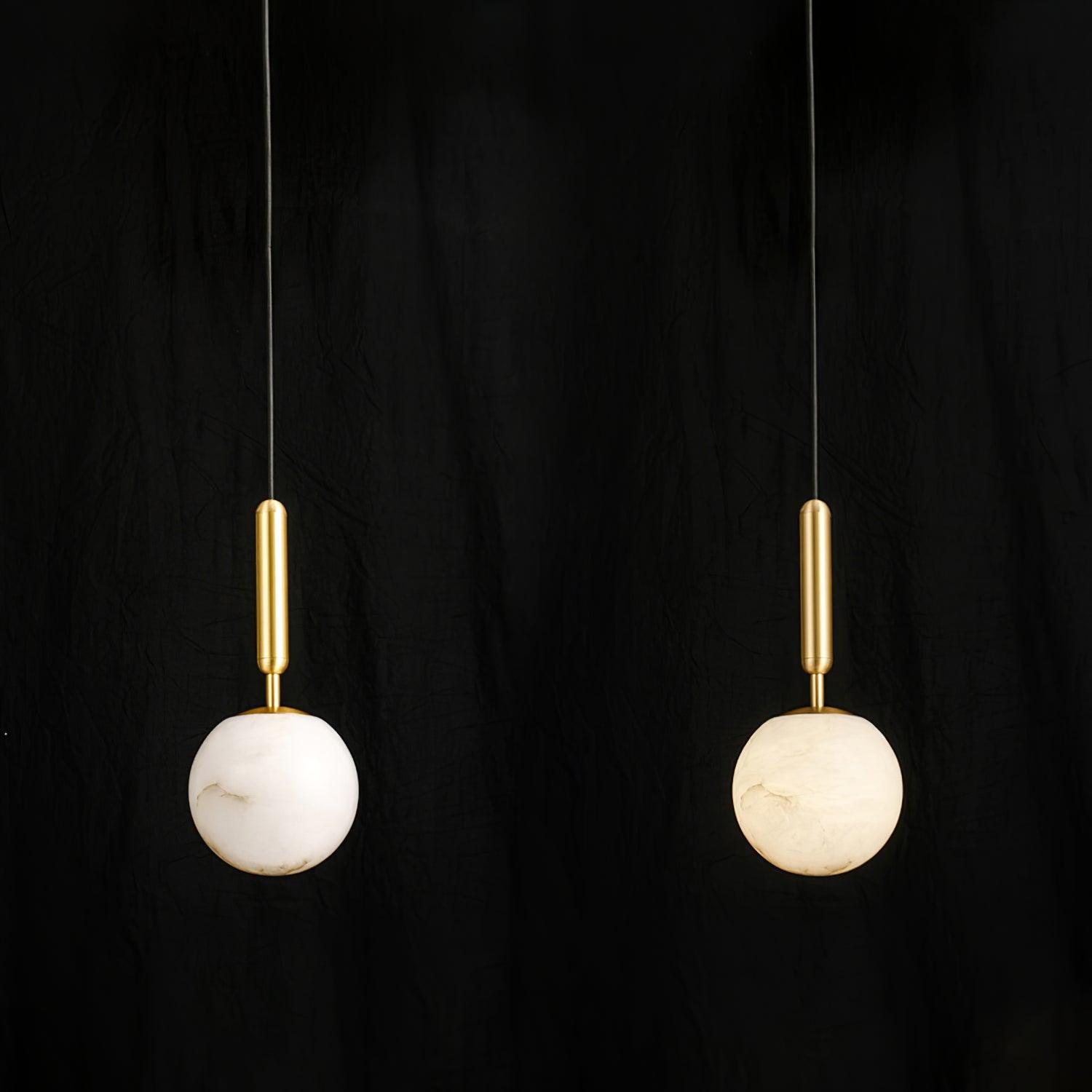 Tomino Alabaster Pendant Light-Neutral Decor