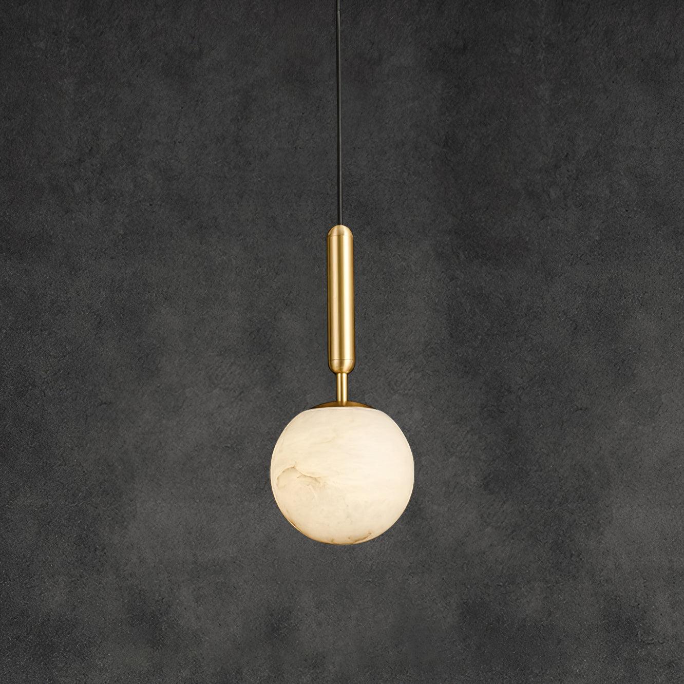 Tomino Alabaster Pendant Light-Neutral Decor