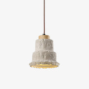 Esilara Tiered Travertine Pendant Light-Neutral Decor