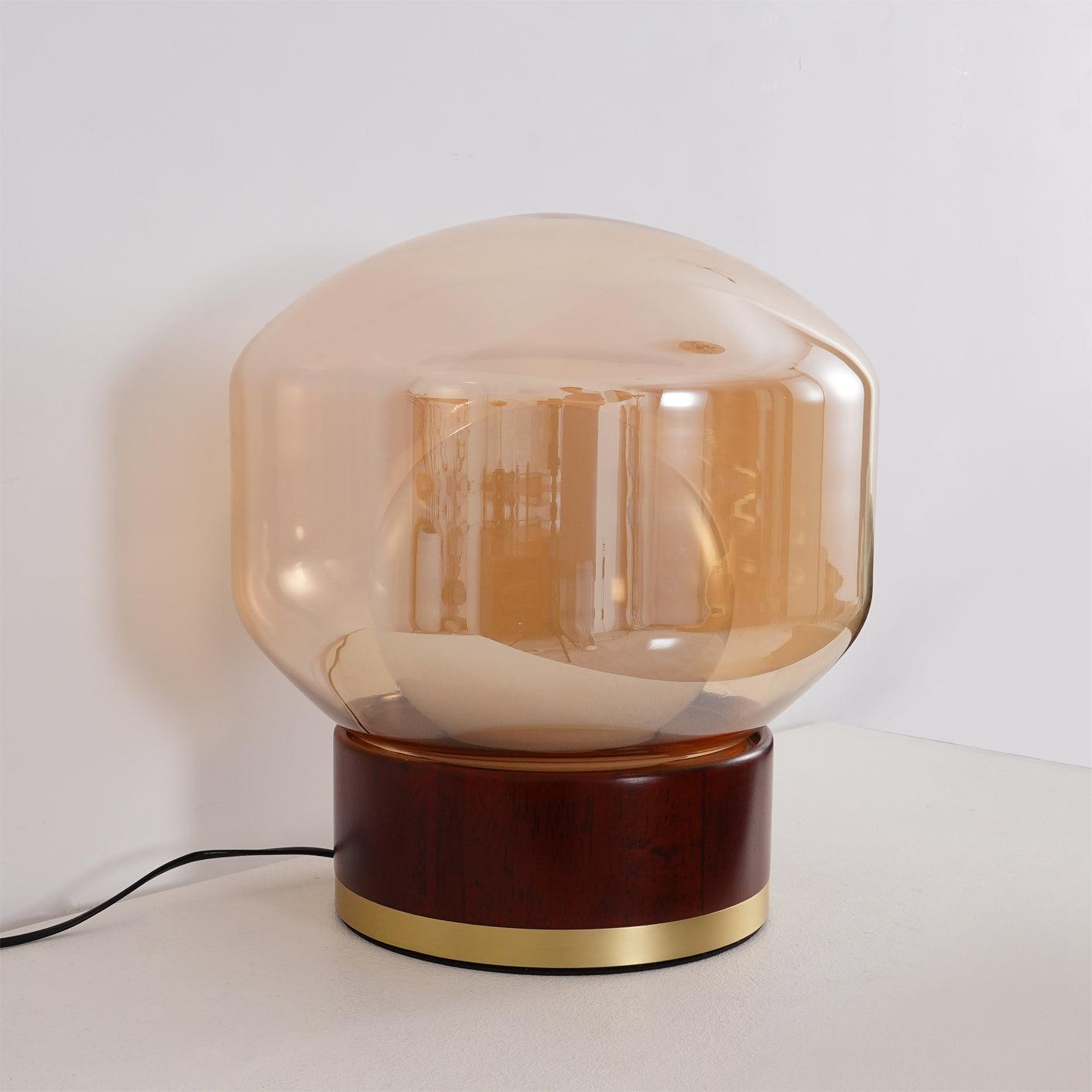 Brinox Wood Artistic Table lamp-Neutral Decor