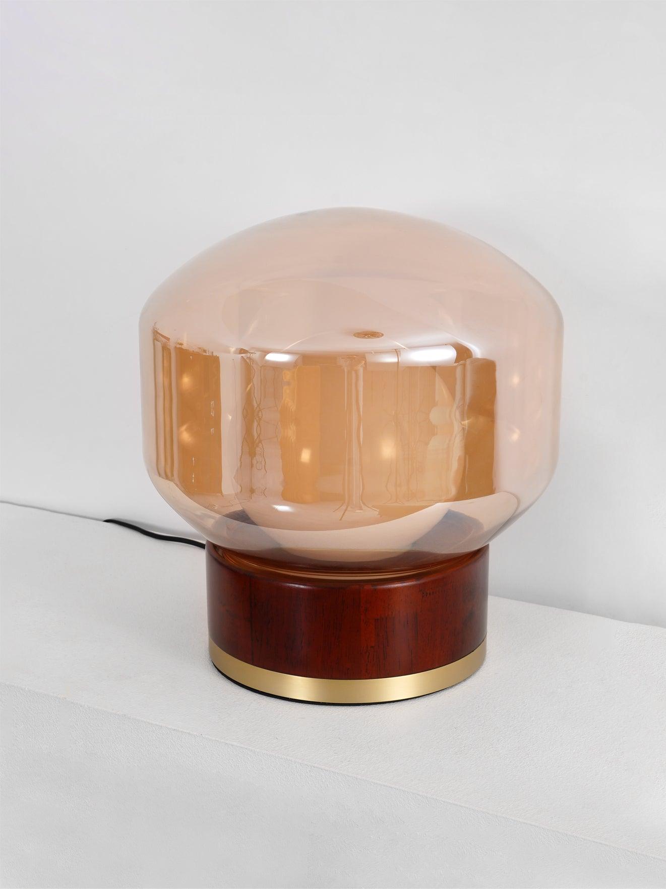 Brinox Wood Artistic Table lamp-Neutral Decor