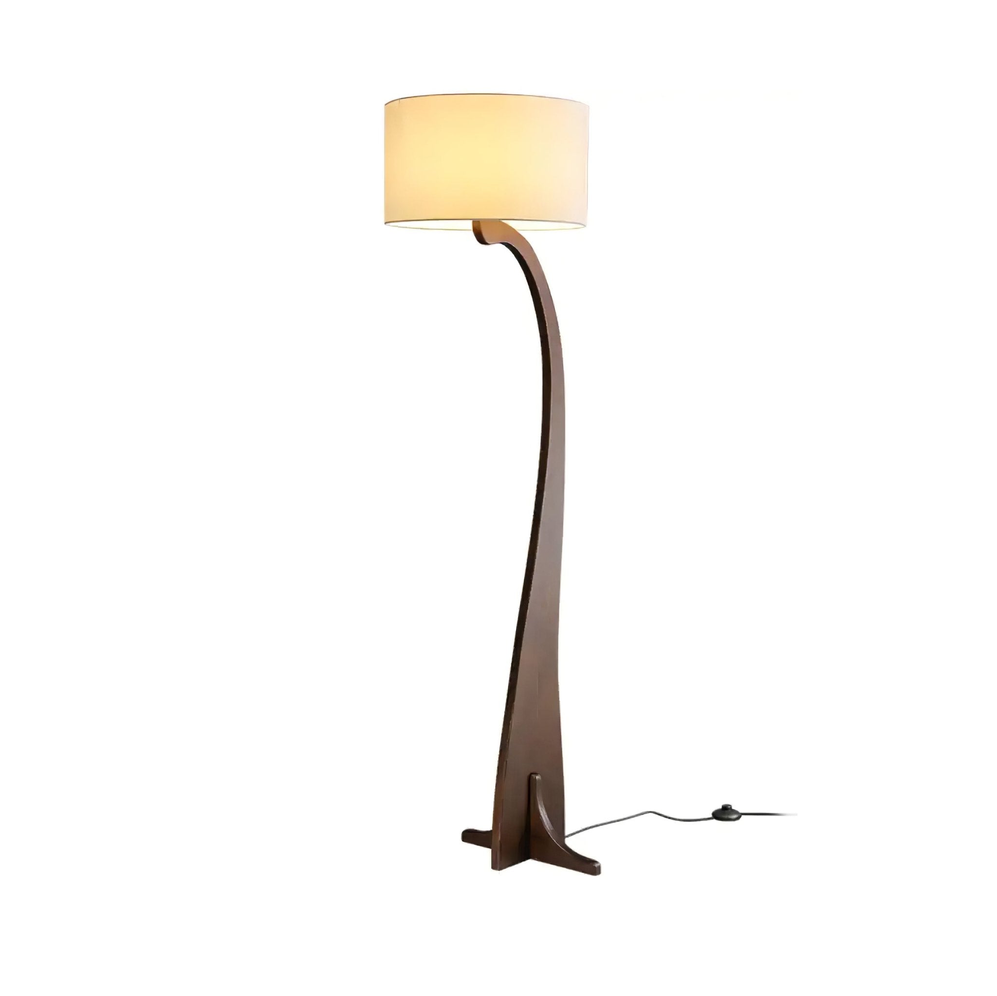 Eira Nordic Arc Floor Lamp-Neutral Decor