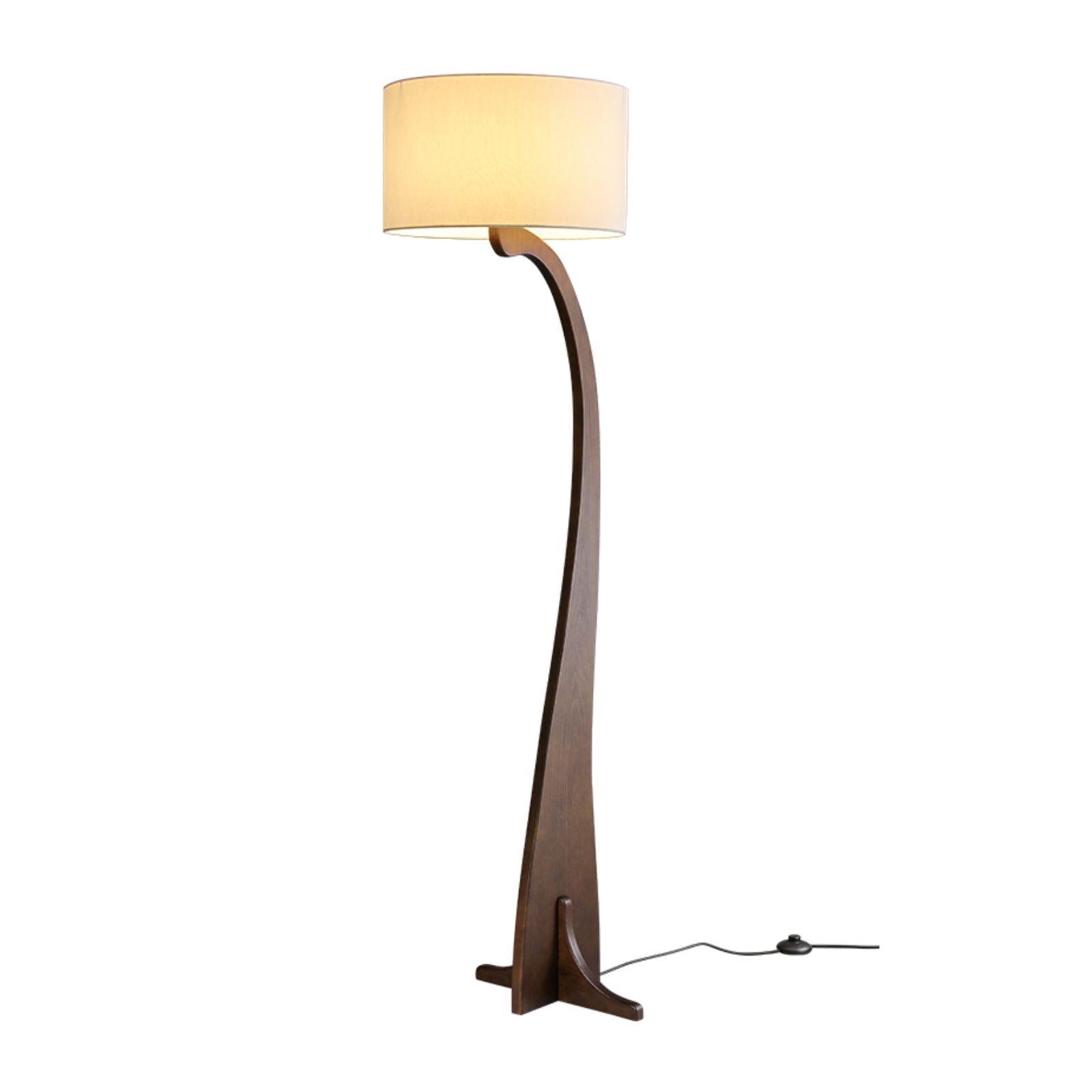 Eira Nordic Arc Floor Lamp-Neutral Decor