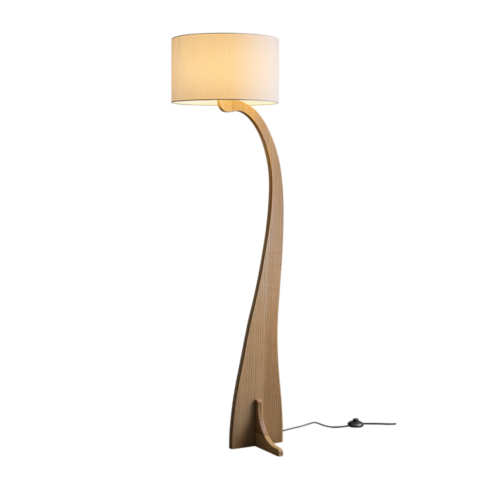 Eira Nordic Arc Floor Lamp-Neutral Decor