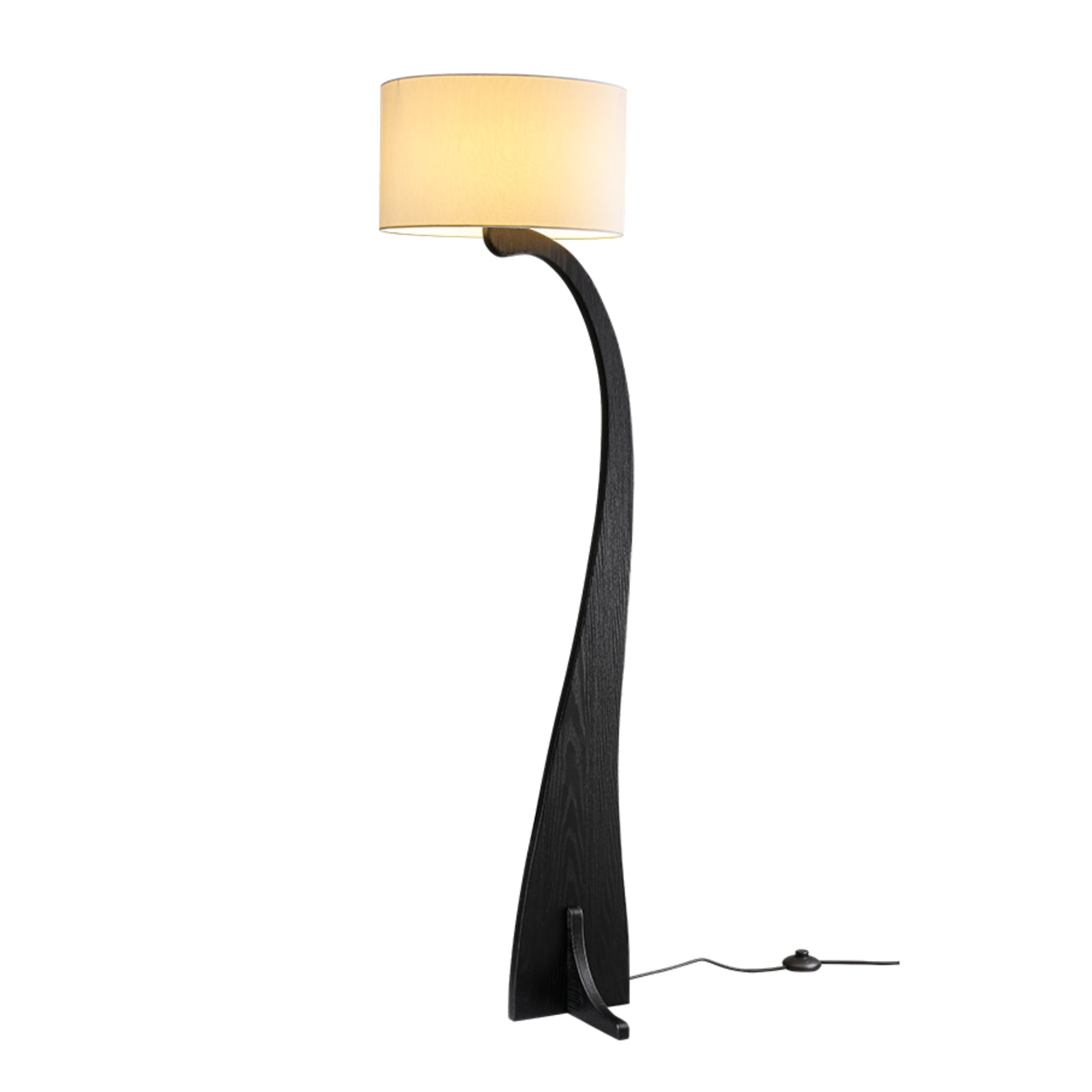 Eira Nordic Arc Floor Lamp-Neutral Decor