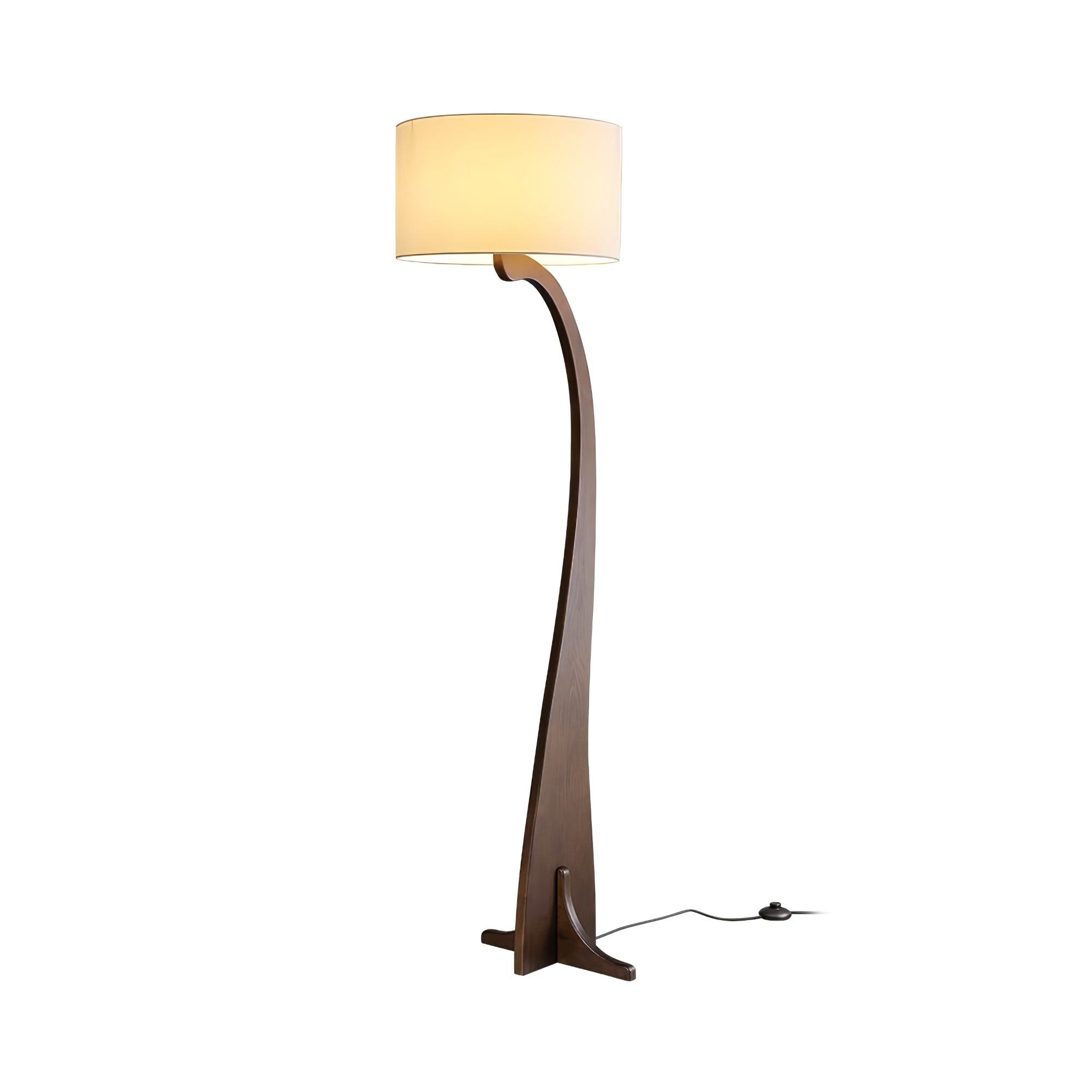 Eira Nordic Arc Floor Lamp-Neutral Decor
