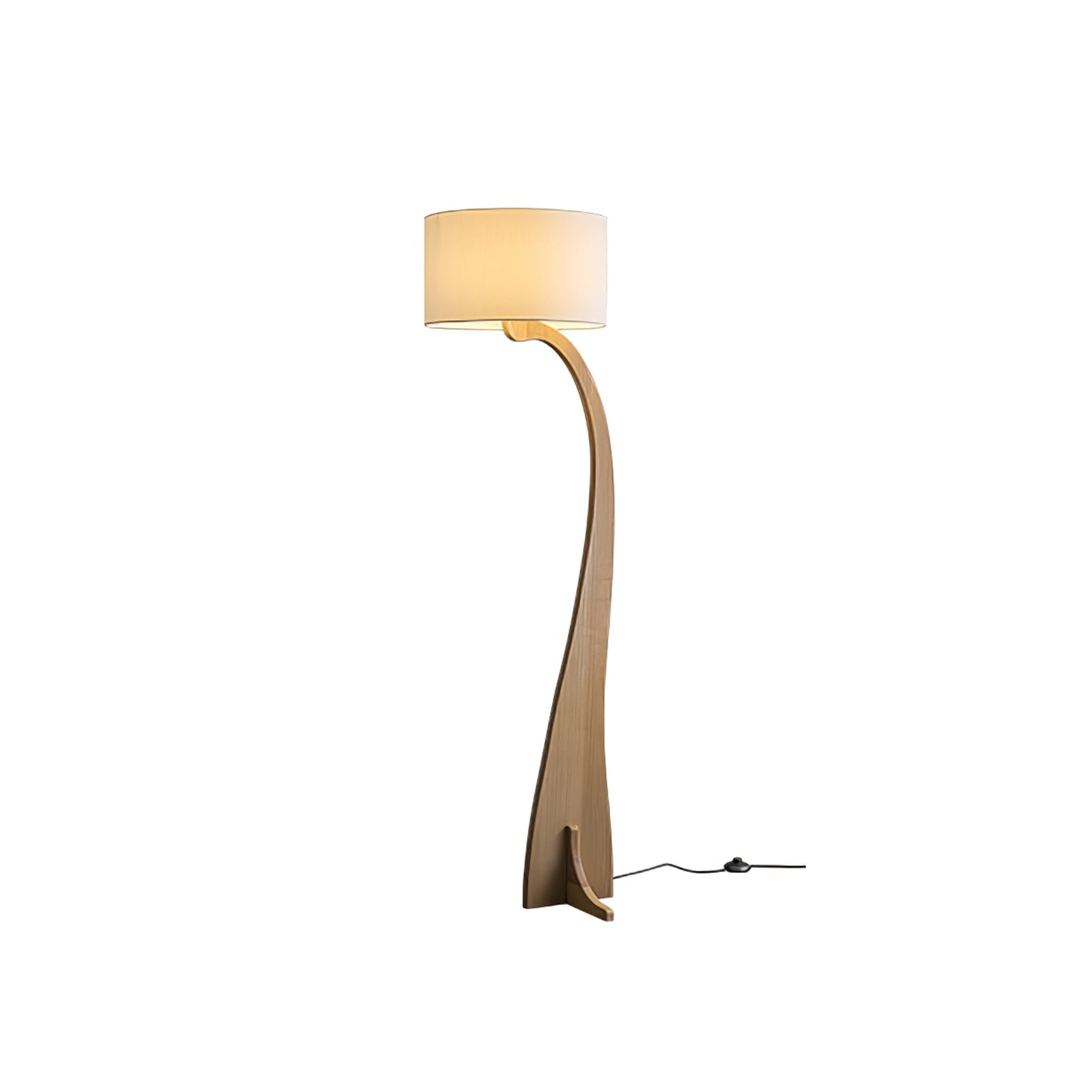 Eira Nordic Arc Floor Lamp-Neutral Decor