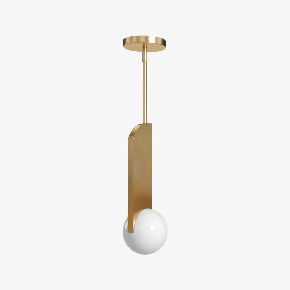 Reveny Elegant Glass Pendant Lamp-Neutral Decor