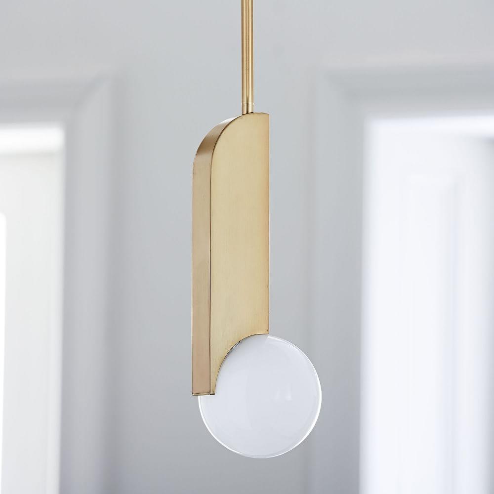 Reveny Elegant Glass Pendant Lamp-Neutral Decor