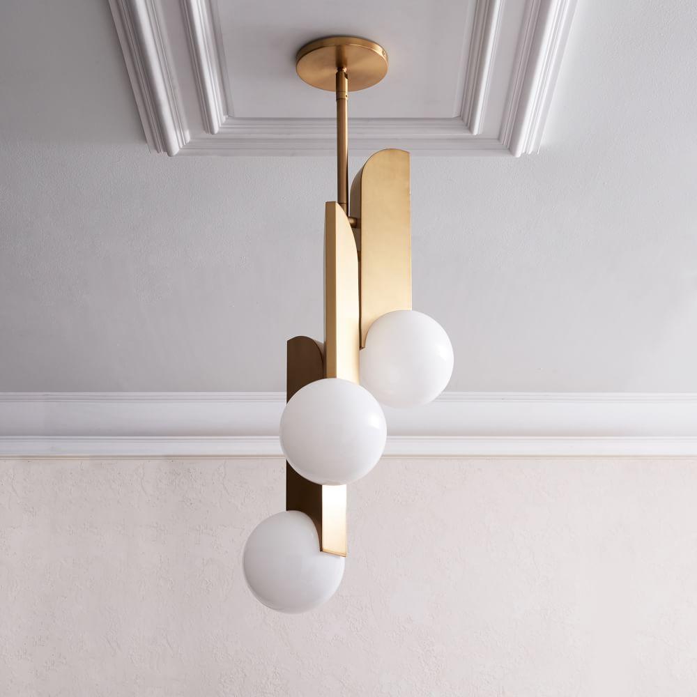 Reveny Elegant Glass Pendant Lamp-Neutral Decor