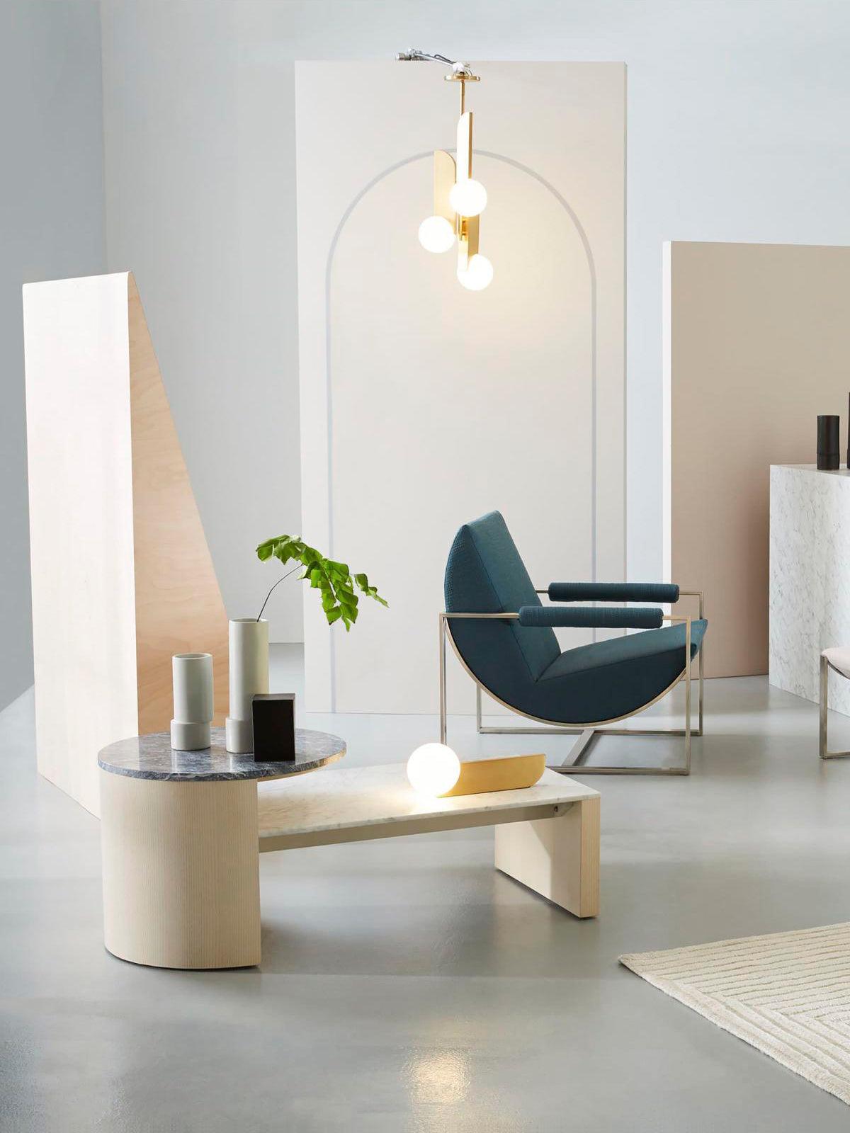 Reveny Elegant Glass Pendant Lamp-Neutral Decor