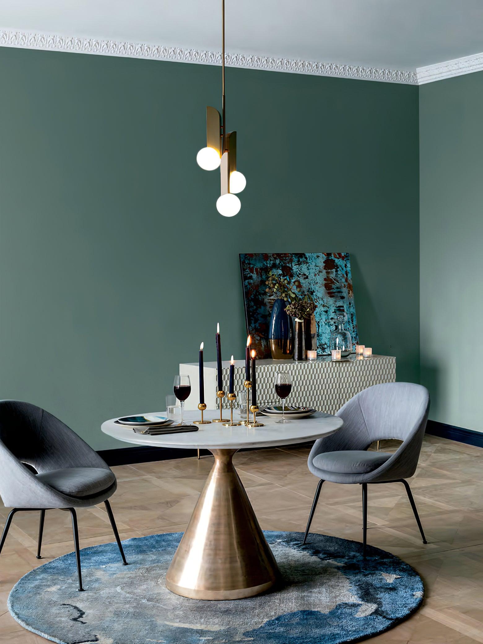 Reveny Elegant Glass Pendant Lamp-Neutral Decor