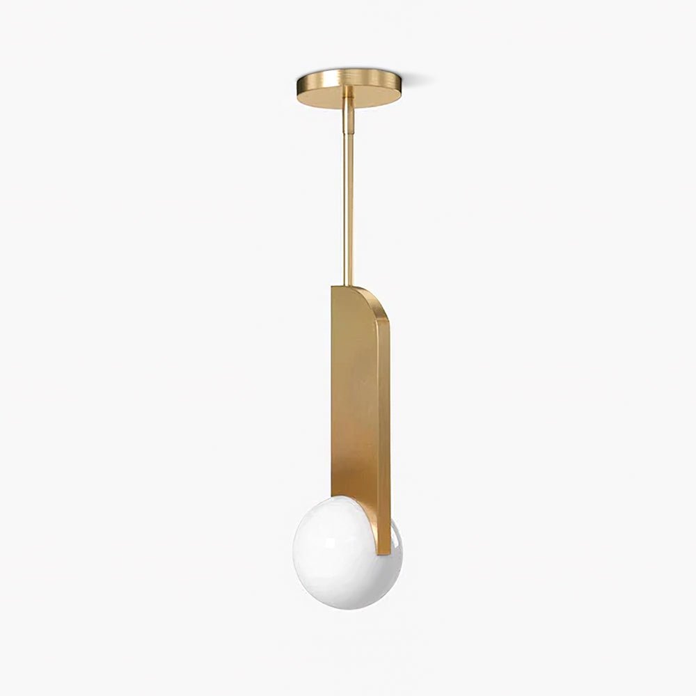 Reveny Elegant Glass Pendant Lamp-Neutral Decor