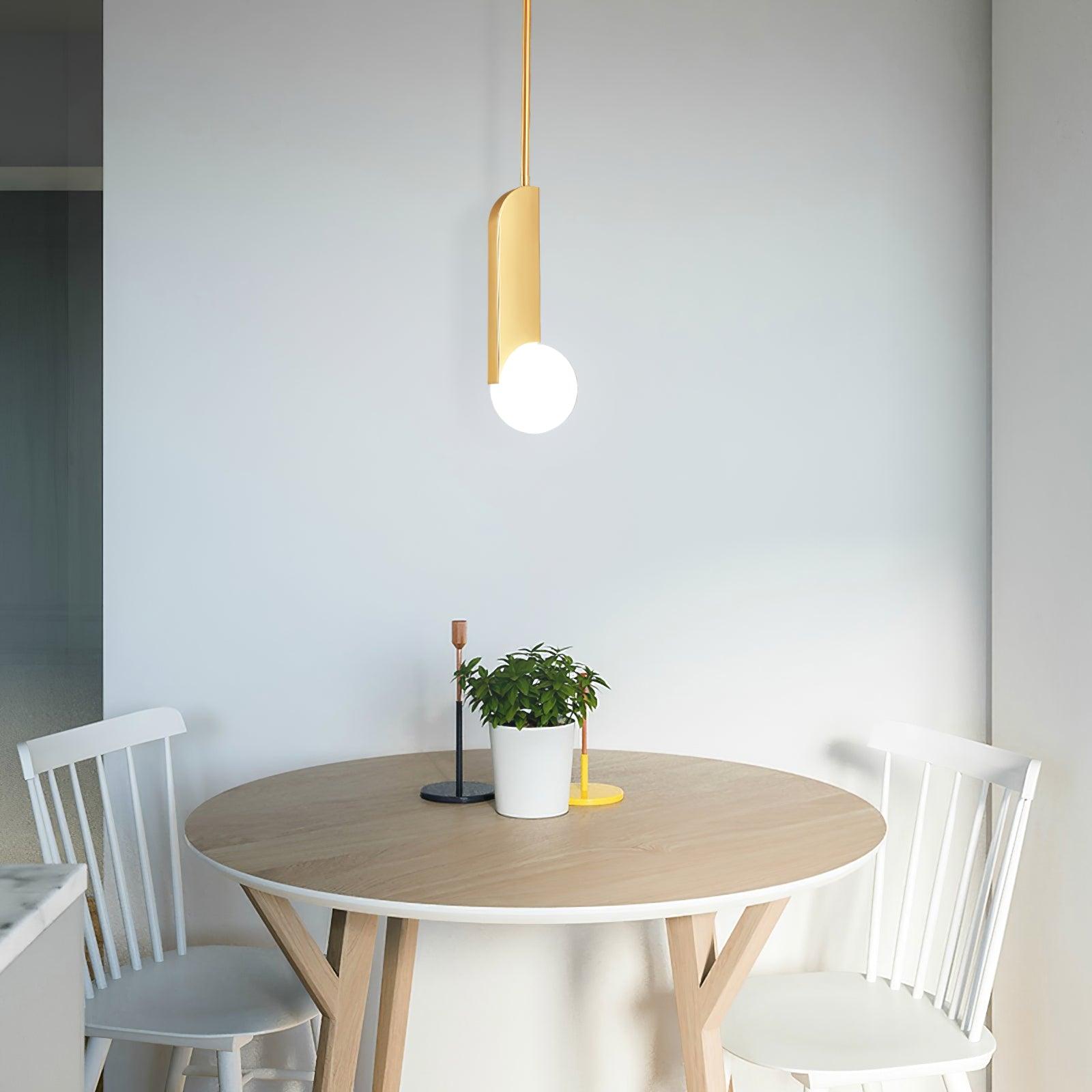 Reveny Elegant Glass Pendant Lamp-Neutral Decor