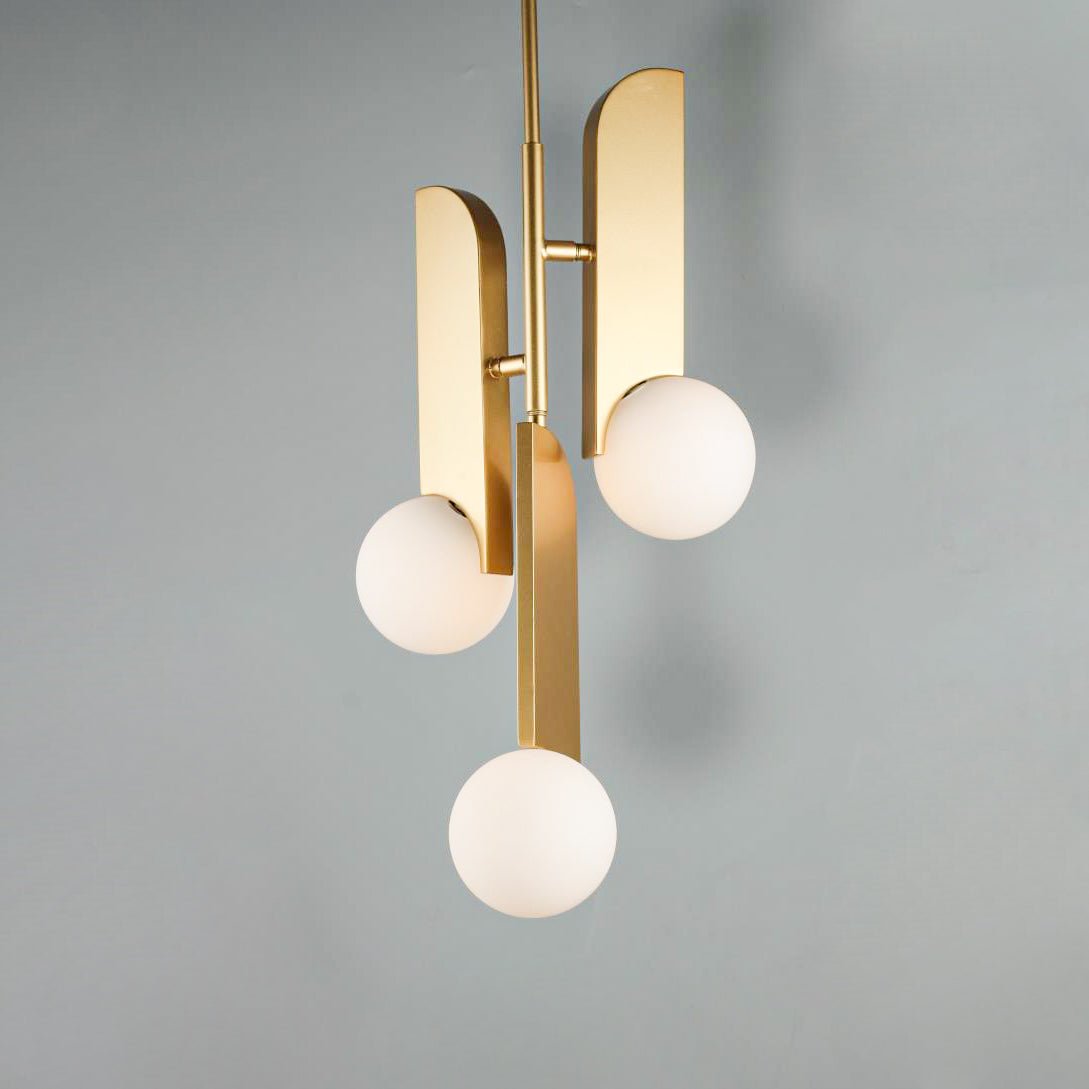 Reveny Elegant Glass Pendant Lamp-Neutral Decor