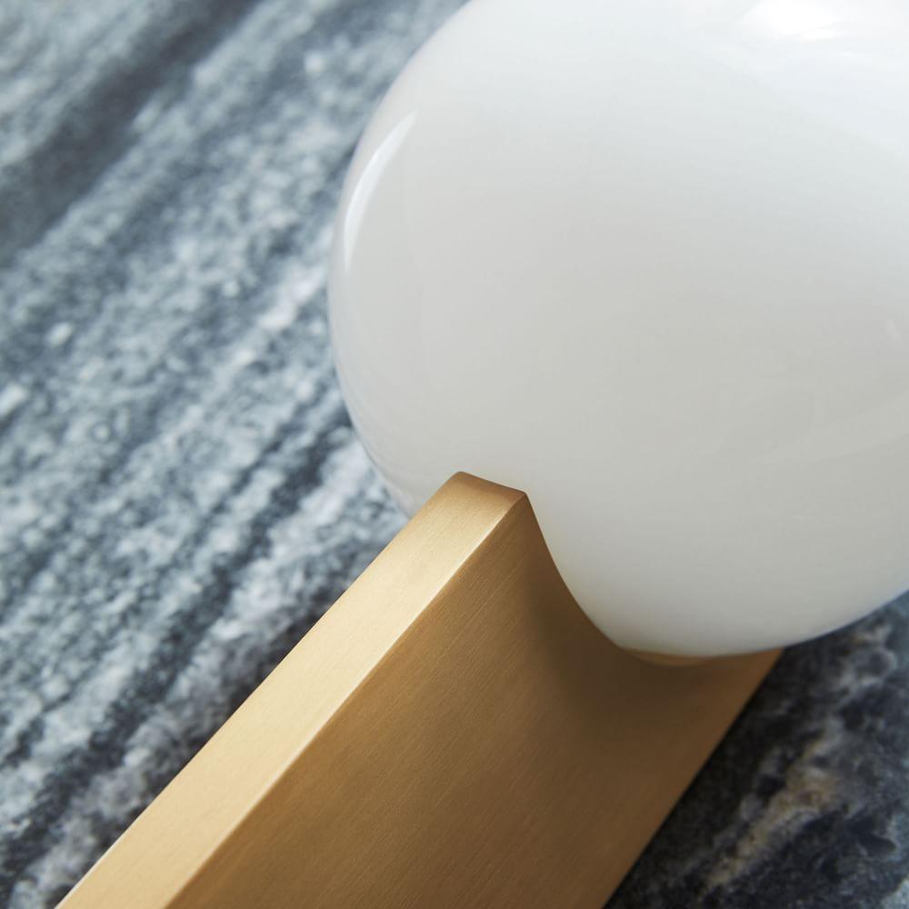 Lustra Wall Lamp Glass Globe Sculptural-Neutral Decor