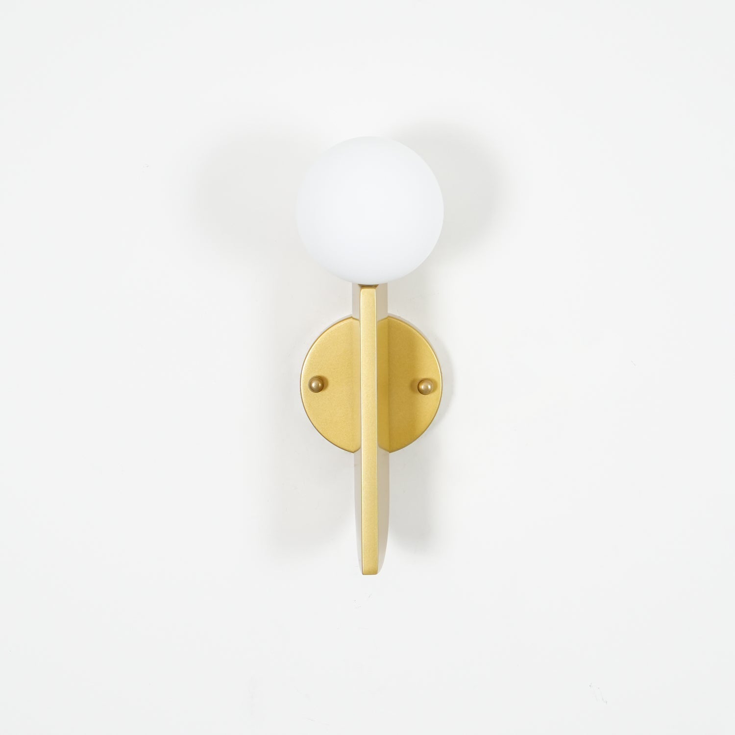 Lustra Wall Lamp Glass Globe Sculptural-Neutral Decor