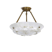 Bowl Pendant Lamp Alabaster Elegance