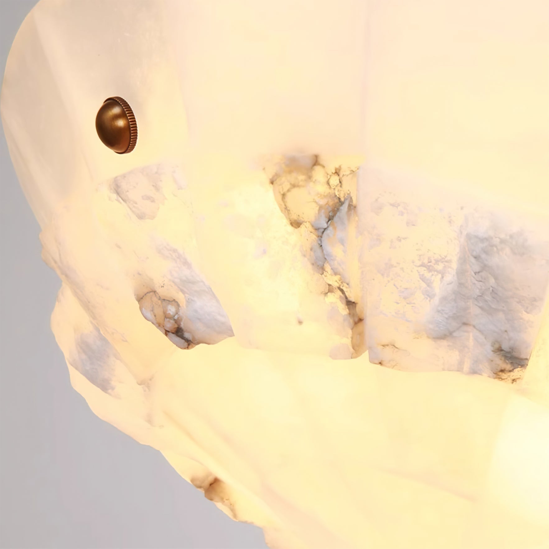 Nomen Bowl Pendant Lamp Alabaster Elegance-Neutral Decor