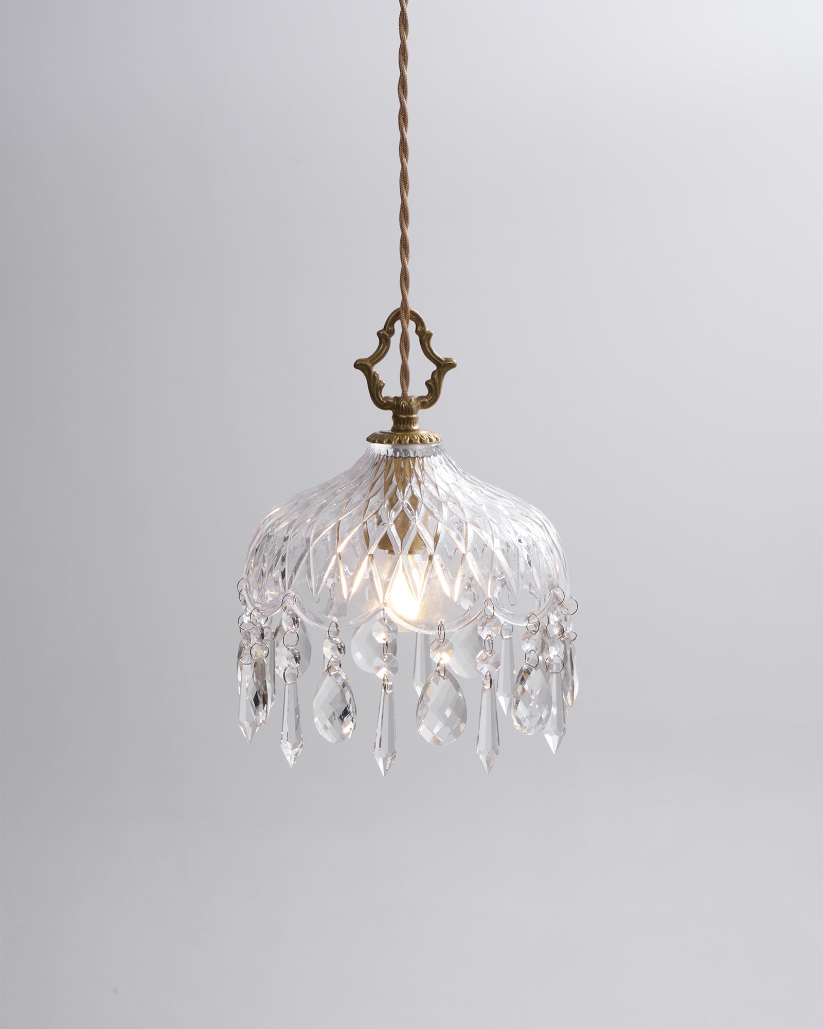 Moka Crystal Vintage Pendant Lamp-Neutral Decor