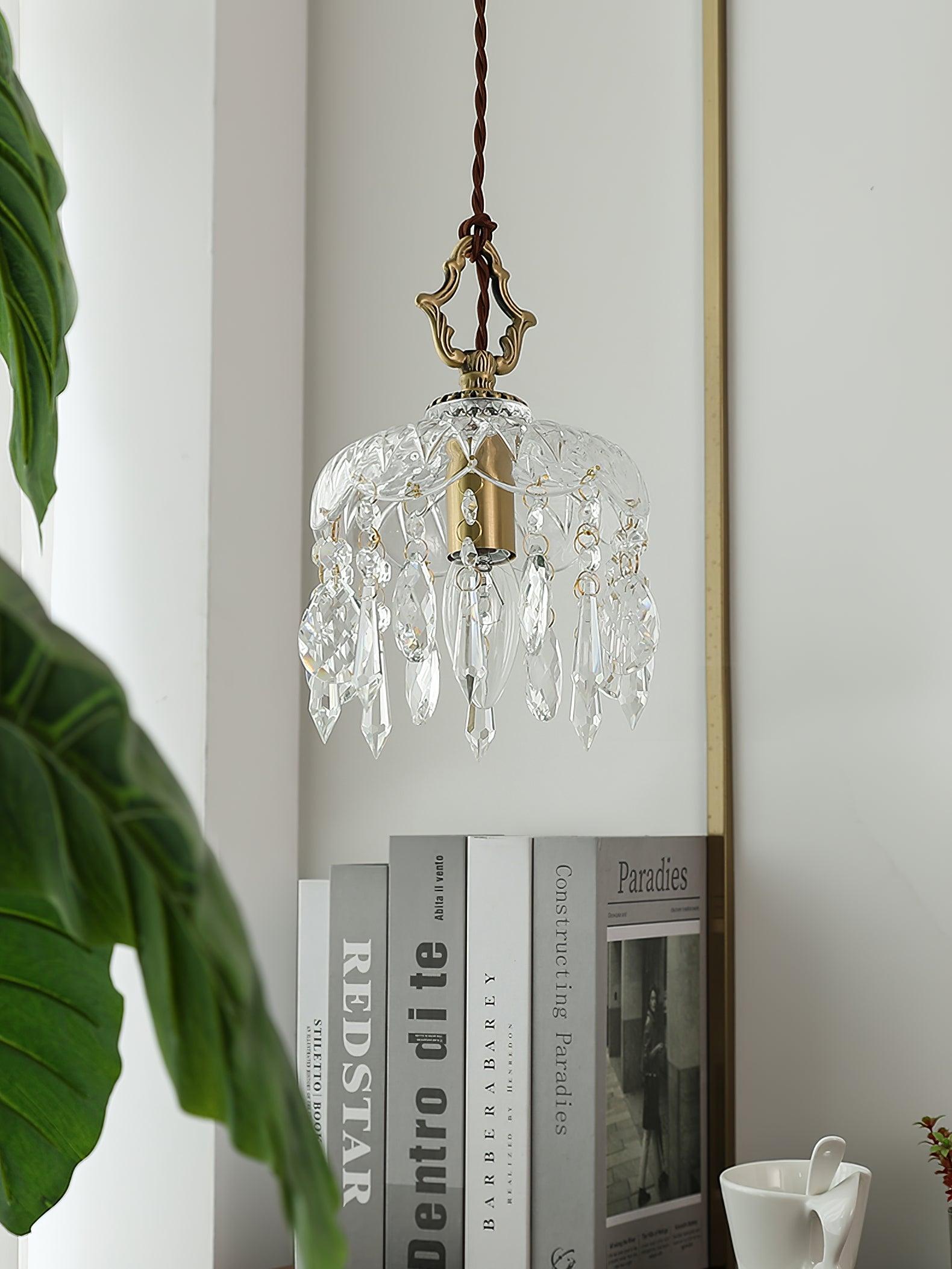 Moka Crystal Vintage Pendant Lamp-Neutral Decor