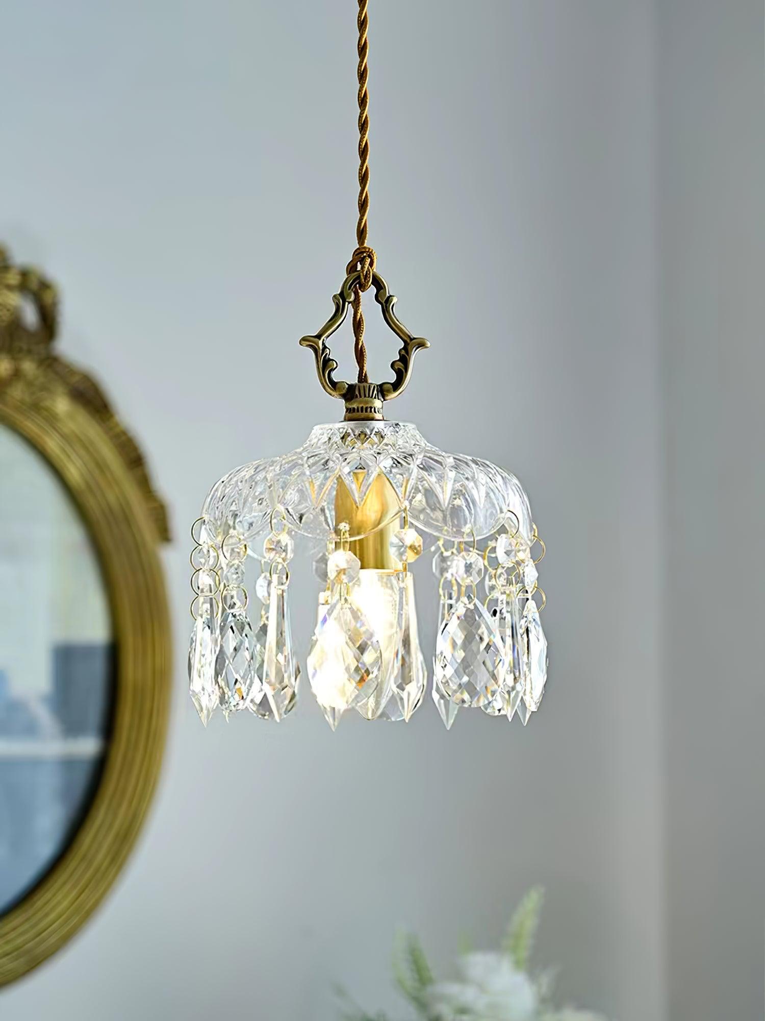 Moka Crystal Vintage Pendant Lamp-Neutral Decor