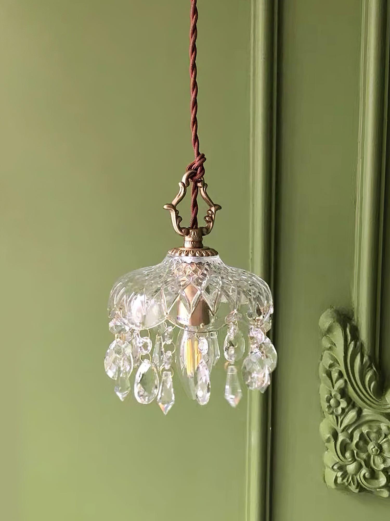 Moka Crystal Vintage Pendant Lamp-Neutral Decor