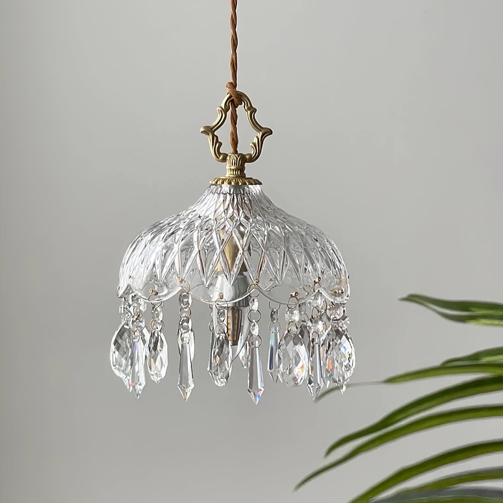Moka Crystal Vintage Pendant Lamp-Neutral Decor
