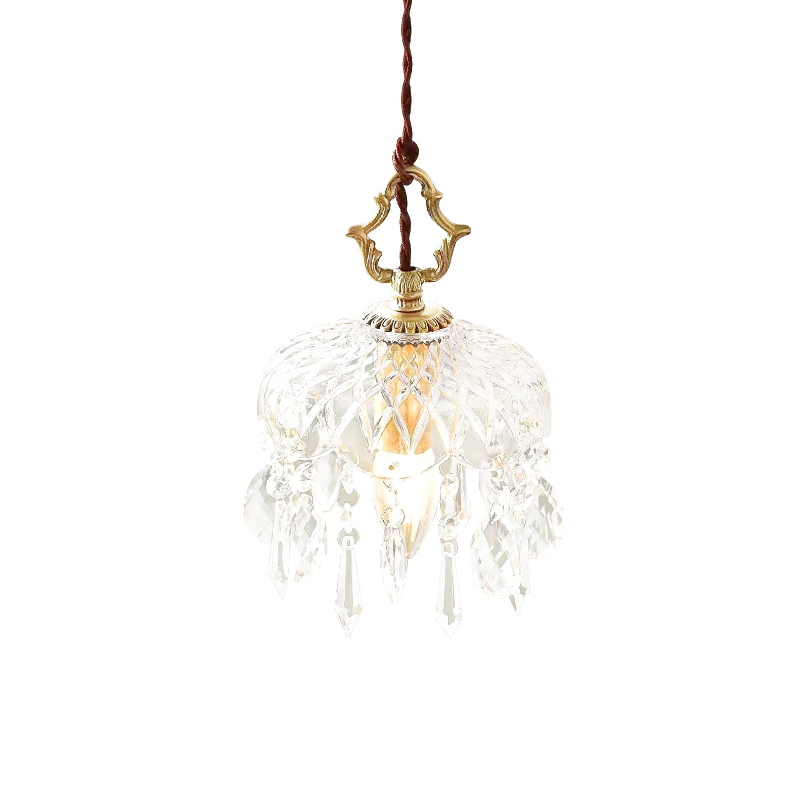 Moka Crystal Vintage Pendant Lamp-Neutral Decor