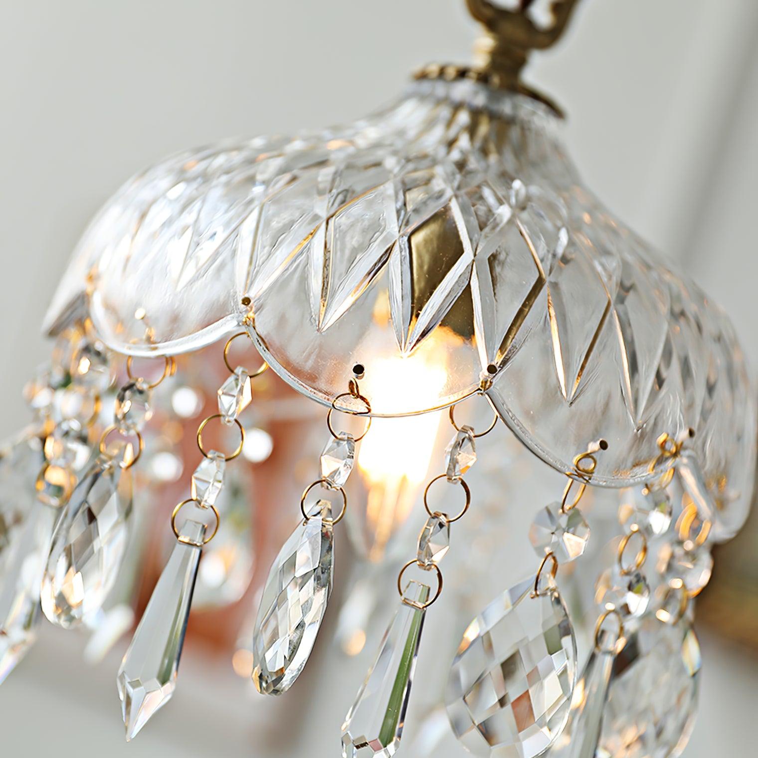 Moka Crystal Vintage Pendant Lamp-Neutral Decor