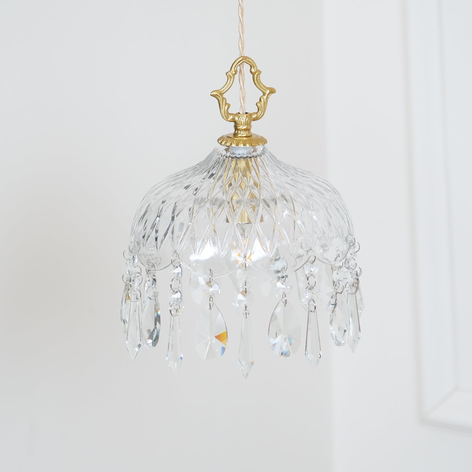 Moka Crystal Vintage Pendant Lamp-Neutral Decor