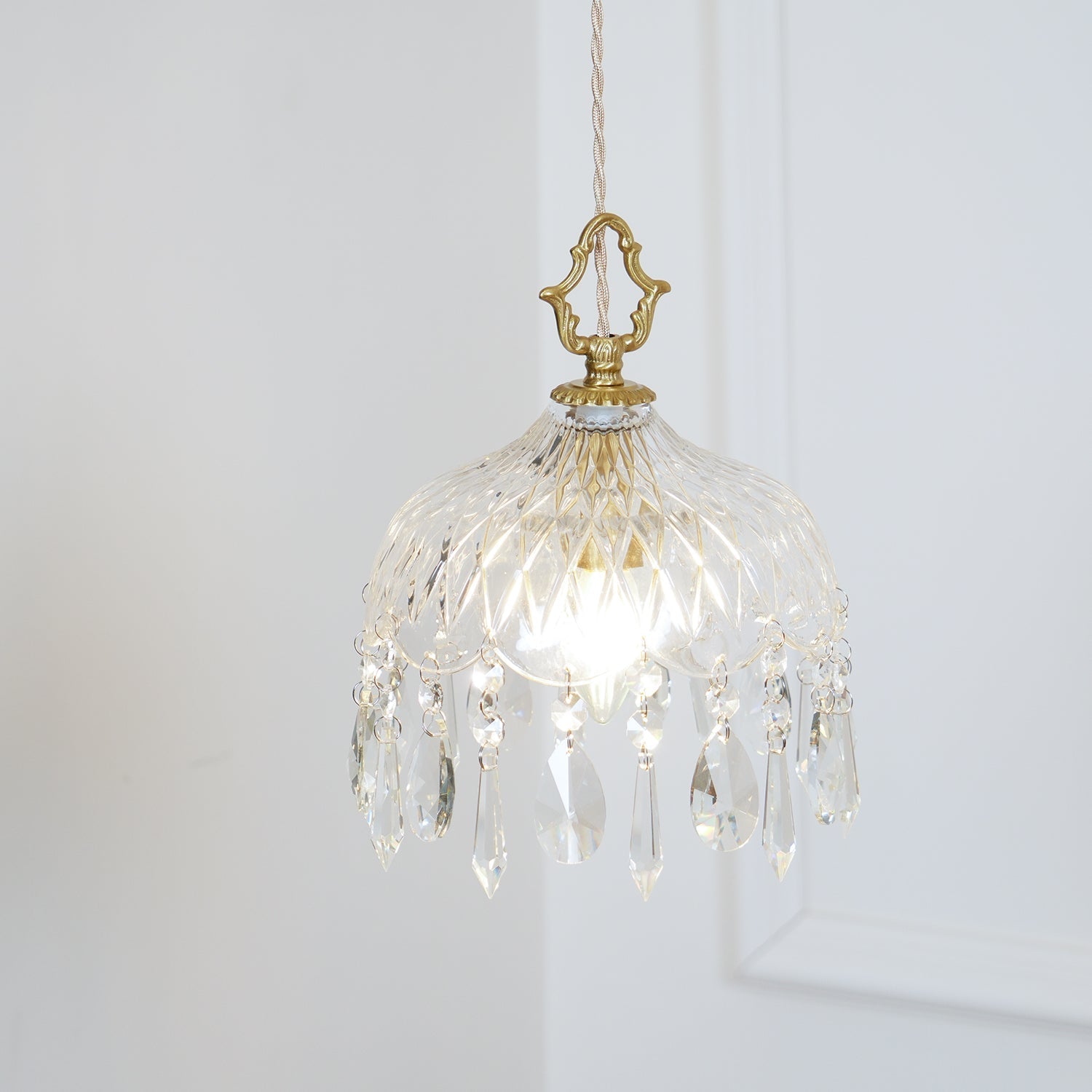 Moka Crystal Vintage Pendant Lamp-Neutral Decor