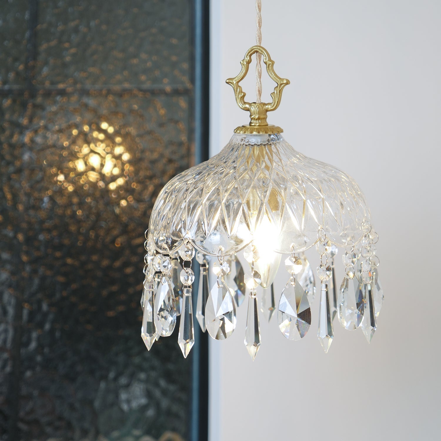 Moka Crystal Vintage Pendant Lamp-Neutral Decor