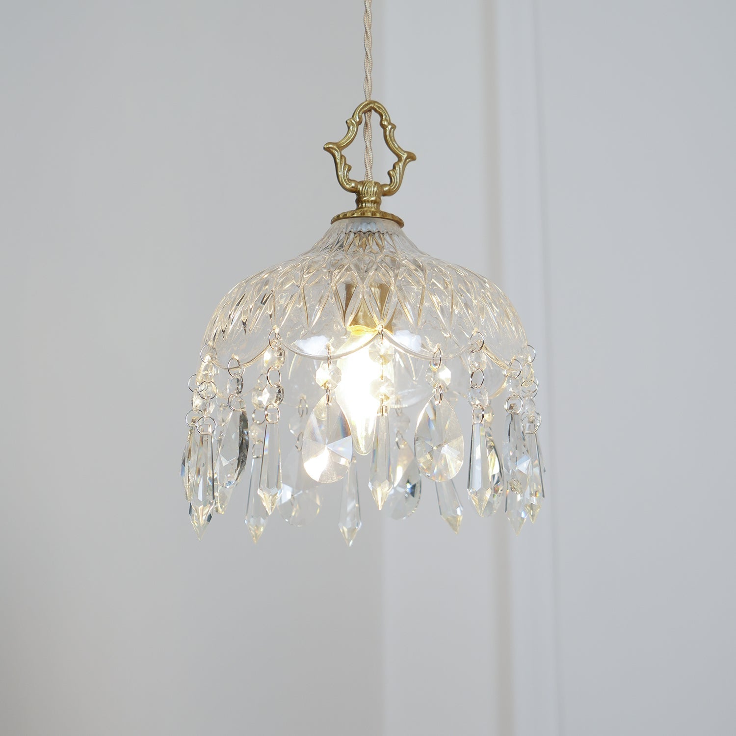 Moka Crystal Vintage Pendant Lamp-Neutral Decor