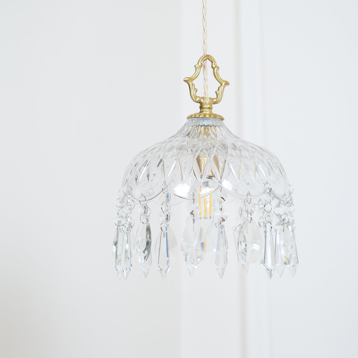 Moka Crystal Vintage Pendant Lamp-Neutral Decor