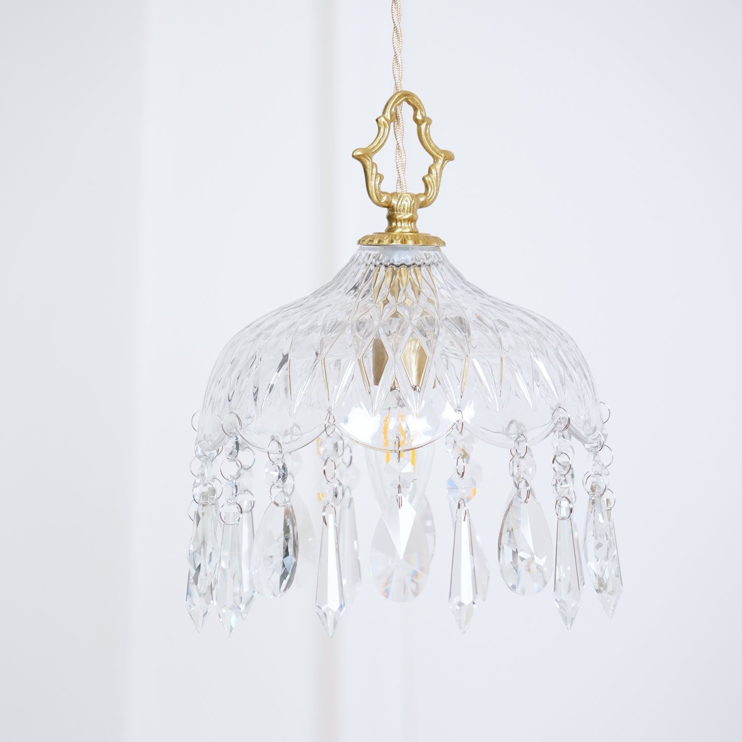 Moka Crystal Vintage Pendant Lamp-Neutral Decor