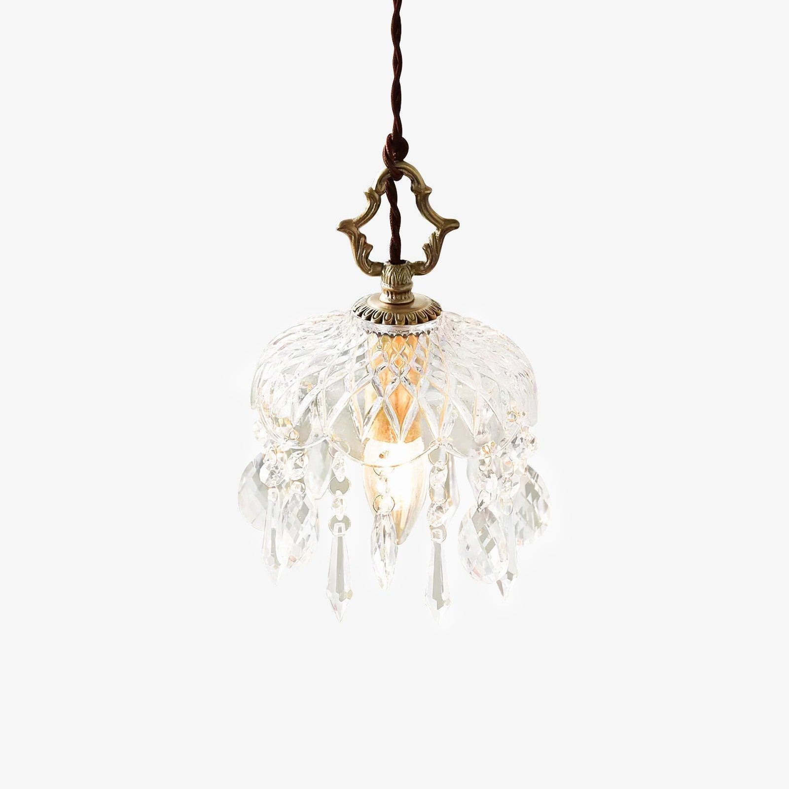 Moka Crystal Vintage Pendant Lamp-Neutral Decor